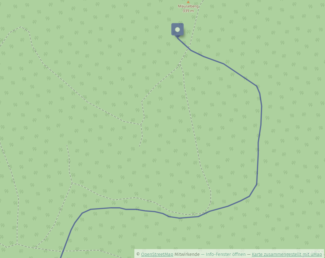 Ein zu Zeiten der DDR verlegtes Antennenkabel wird im Wald gesucht